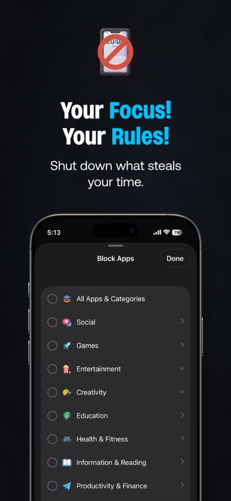 Eliminate Distractions